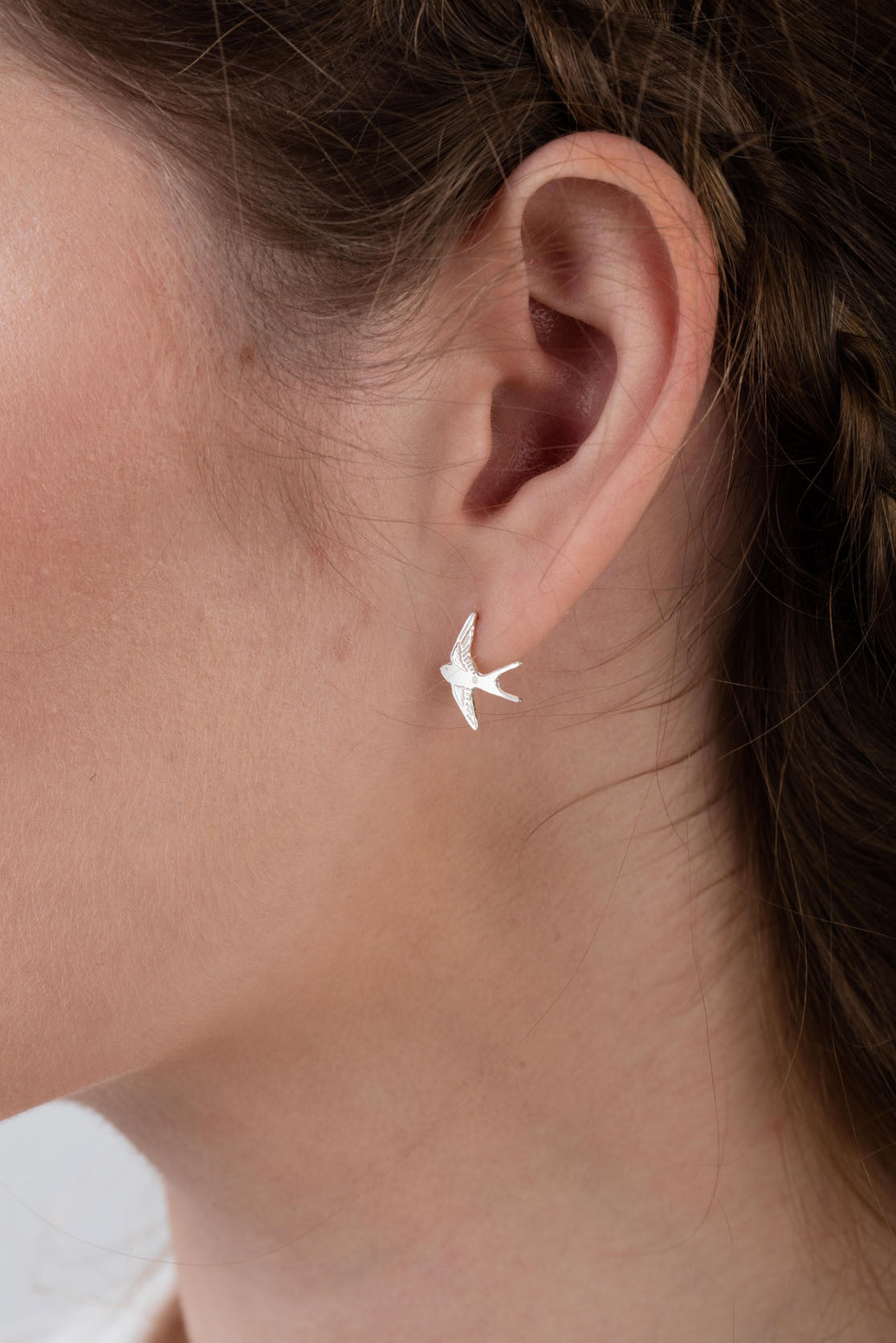Swallow Stud Earrings