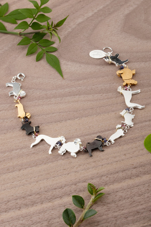 Silver Dog Walking Bracelet | Amanda Coleman Jewellery - amanda