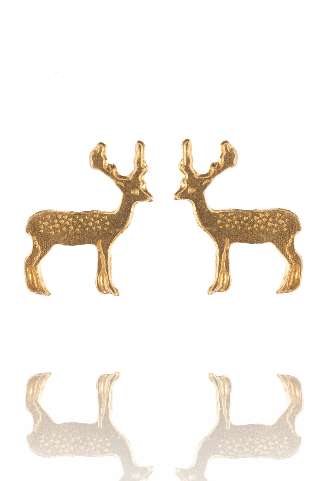 Deer Stag Stud Earrings