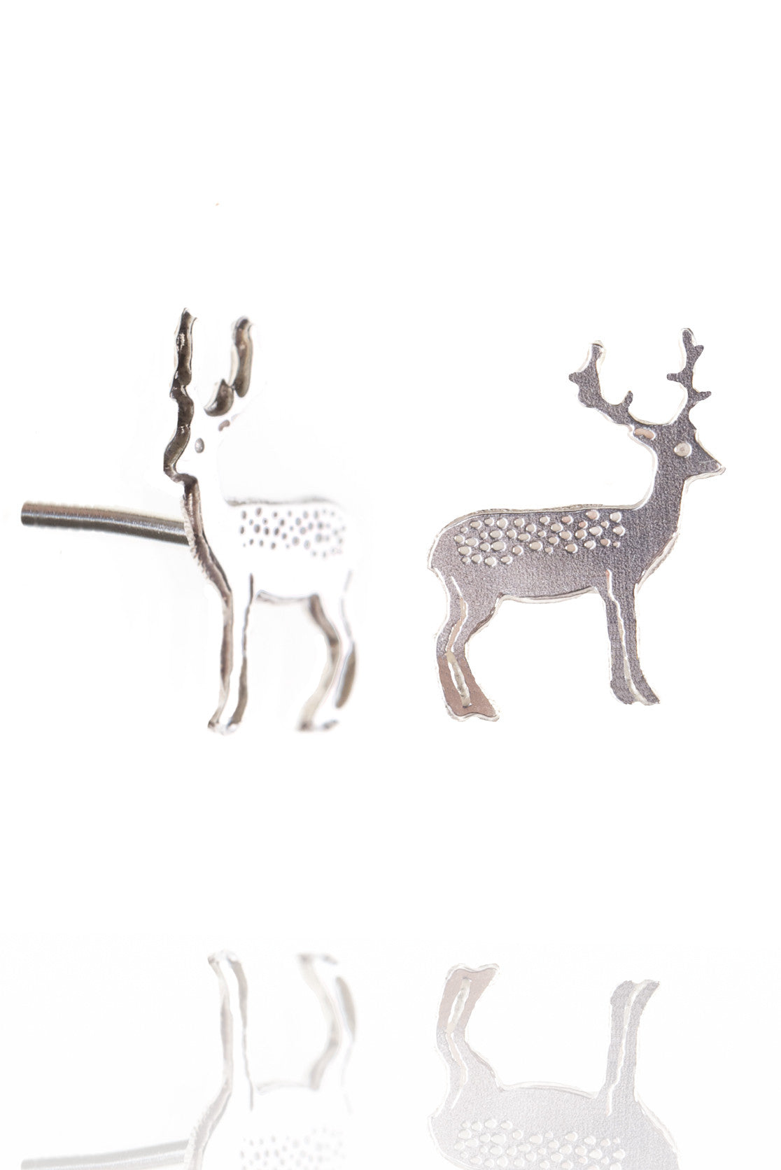 Deer Stag Stud Earrings