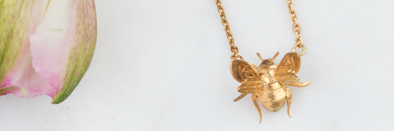 Handmade bee jewellery collection