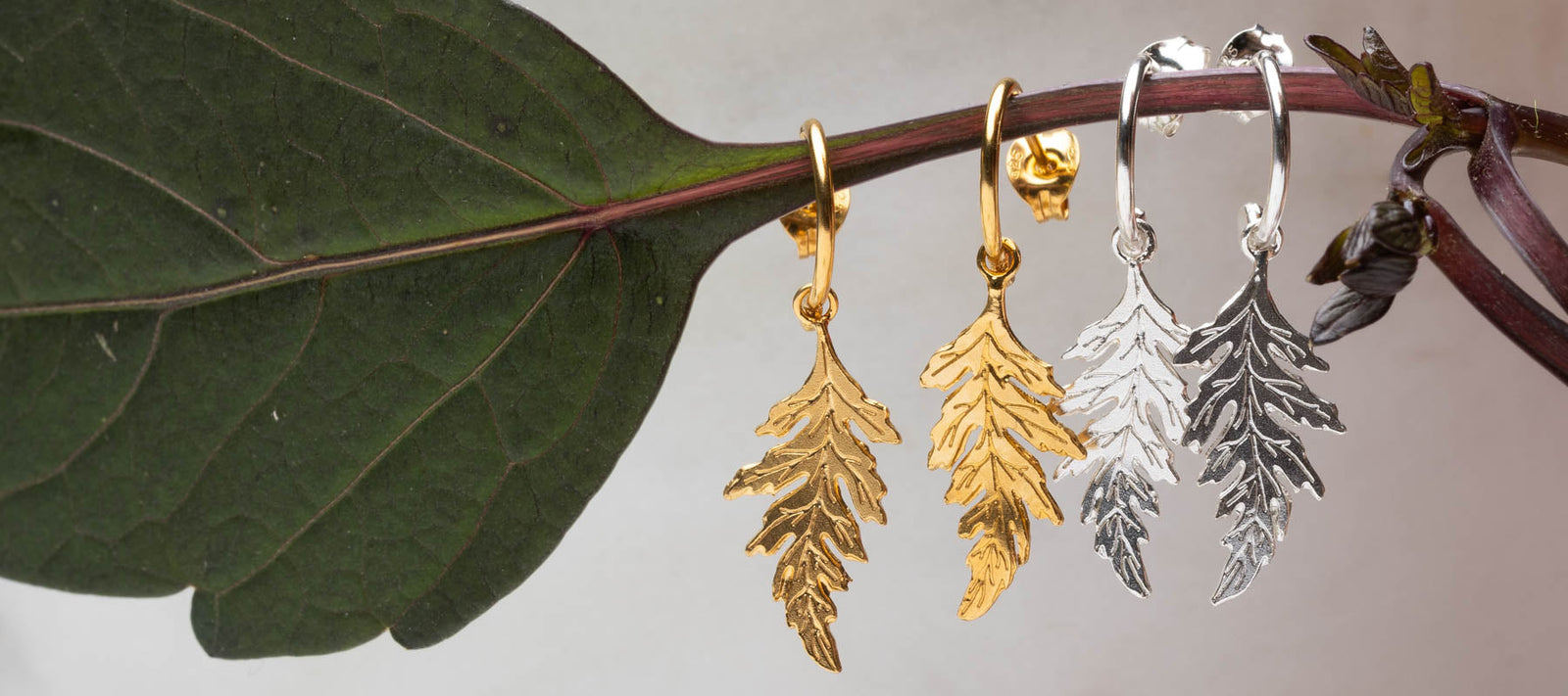 Poppy Leaf Jewellery