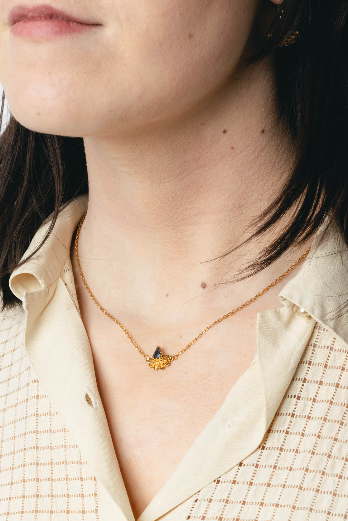 Fan Flower Necklace