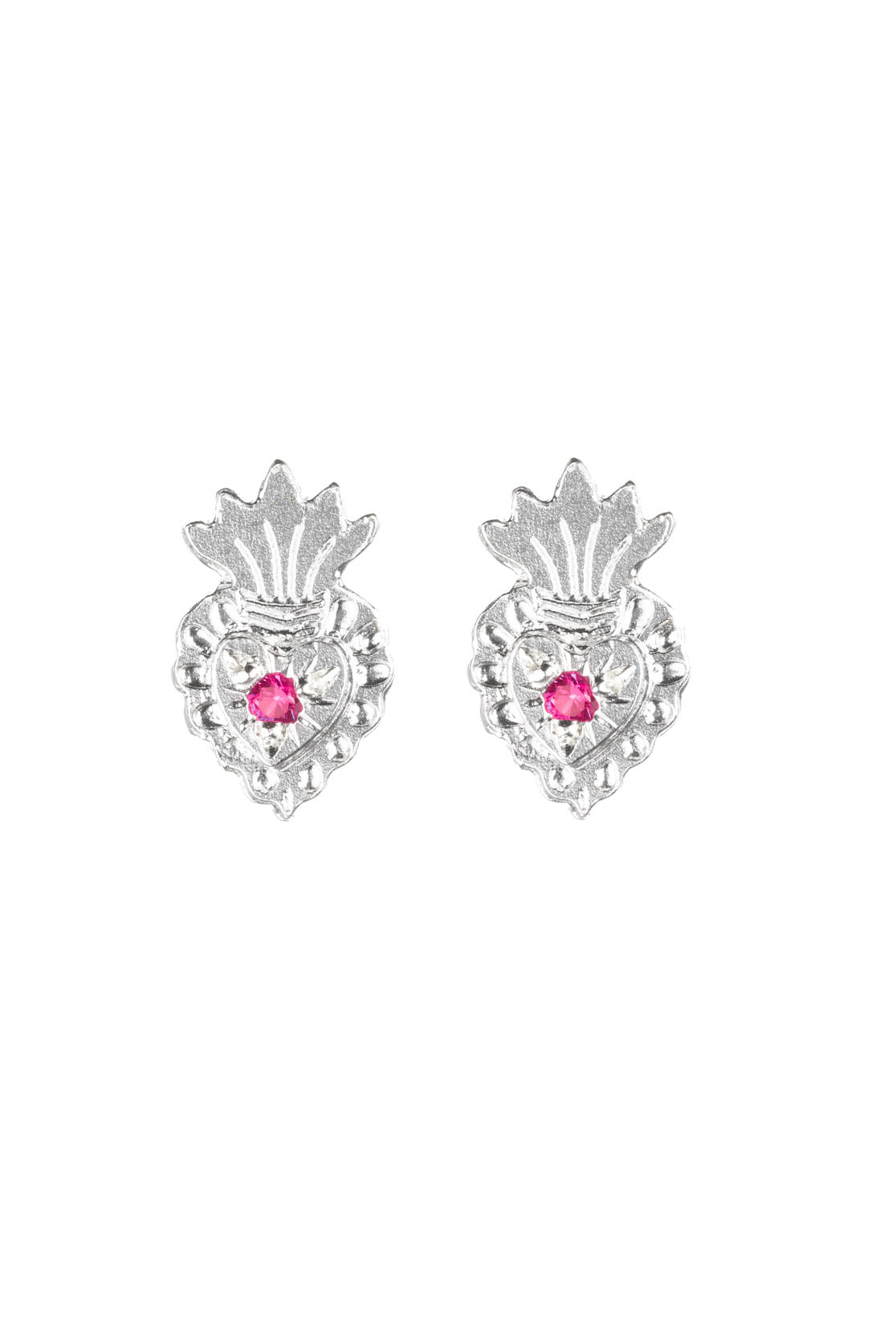 Milagro Heart Stud Earrings