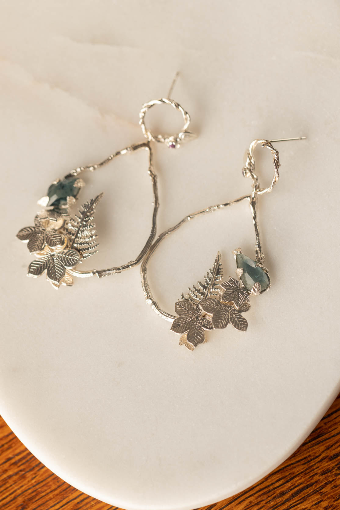 Tourmaline Forest Earrings