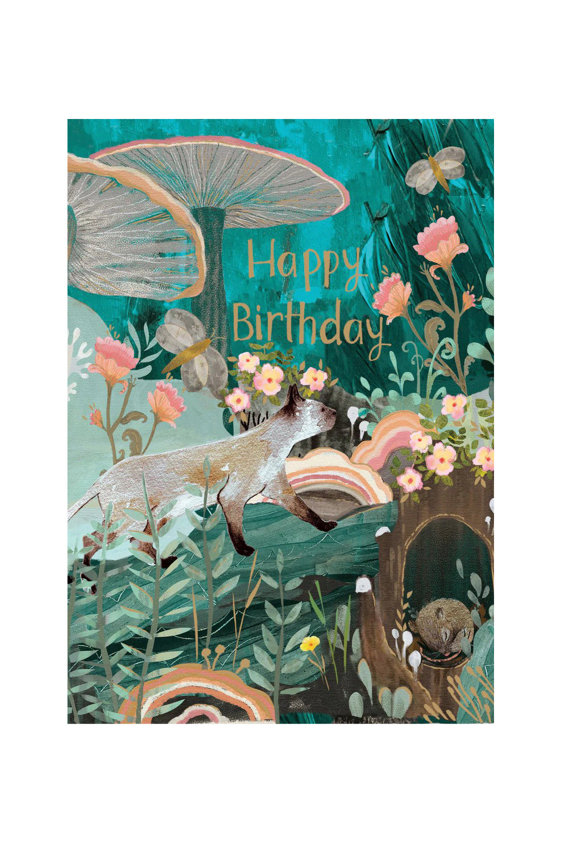 Dreamland Cat Birthday Card