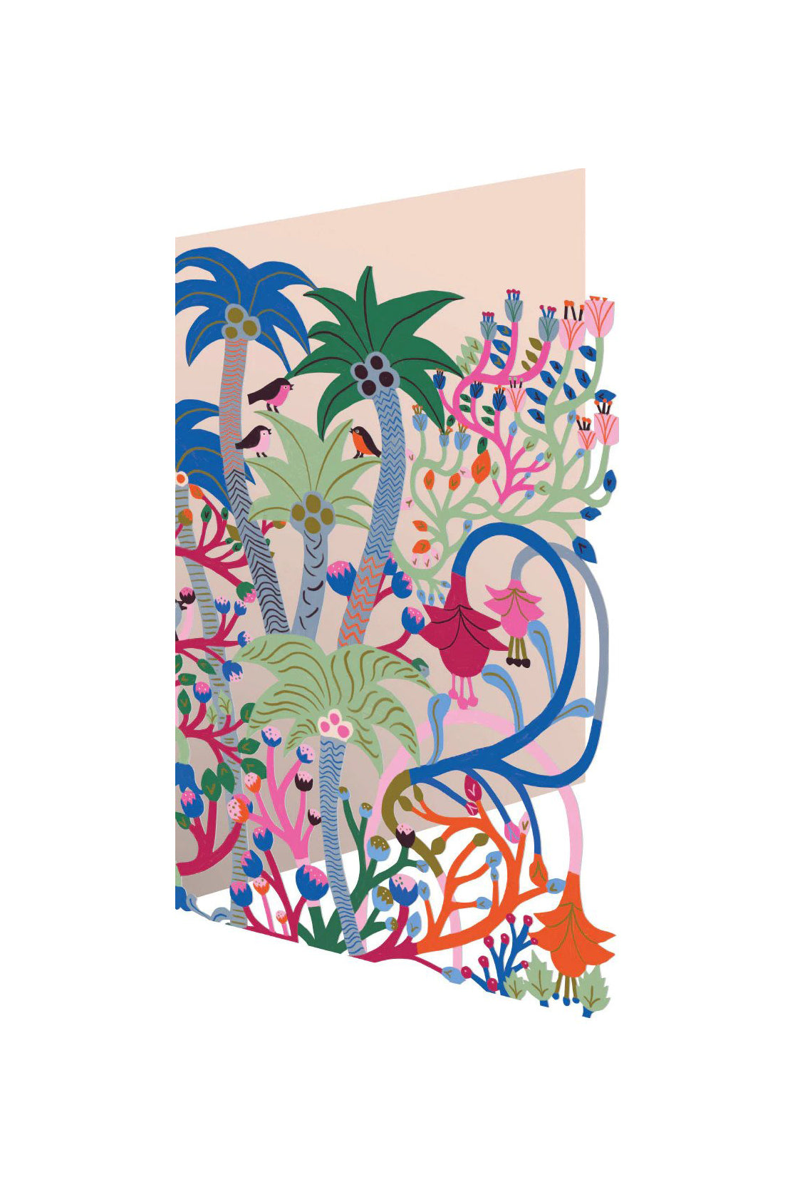 Starflower Laser Cut Greetings Card