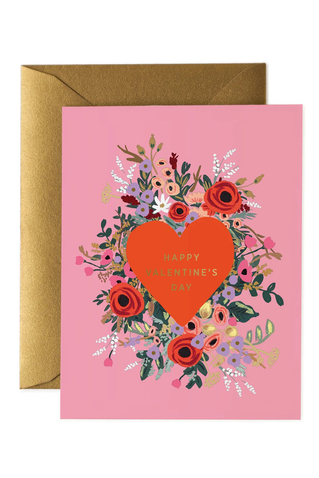 Blooming Heart Valentine&#39;s Day Card