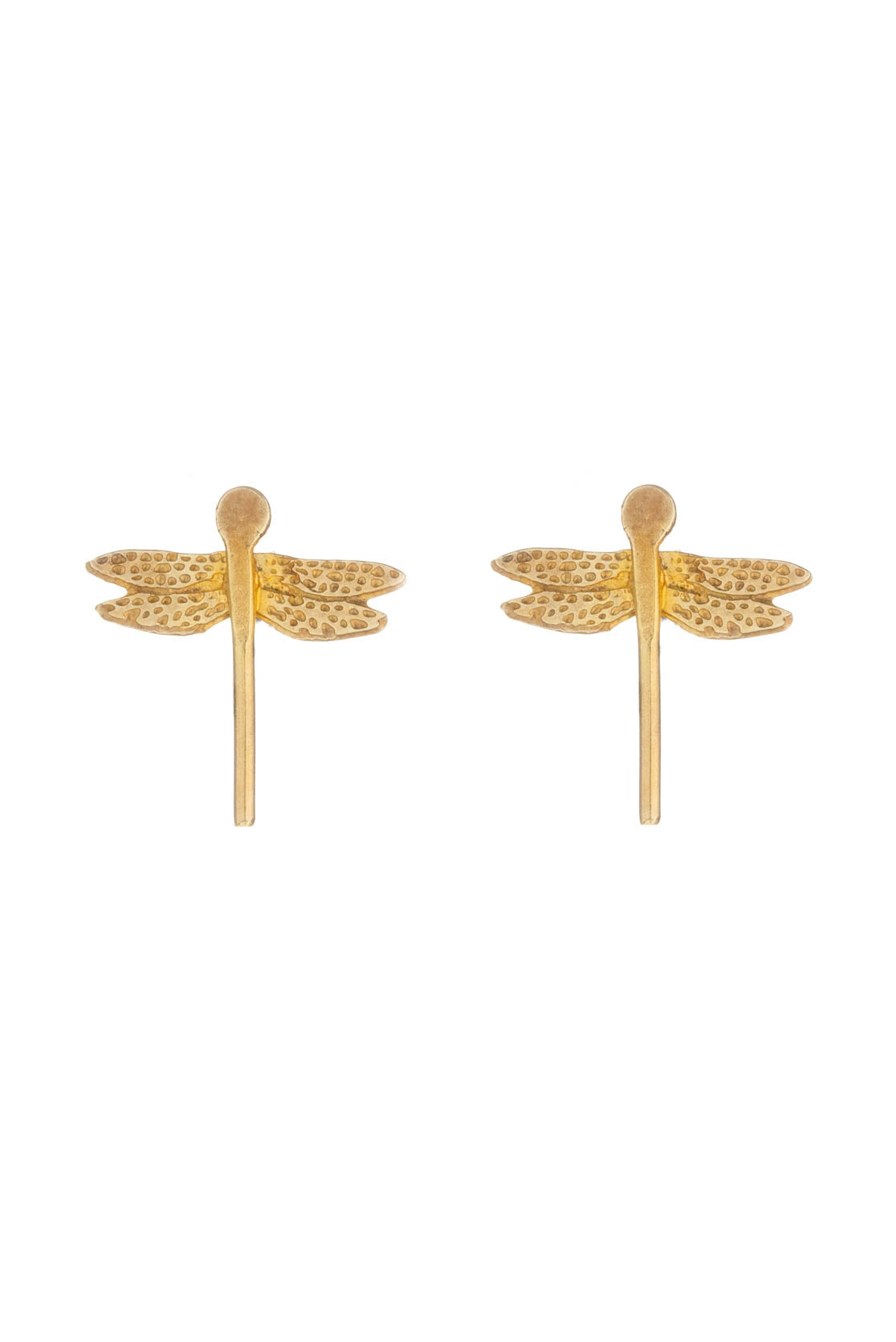 Dragonfly Studs - handmade in sterling silver