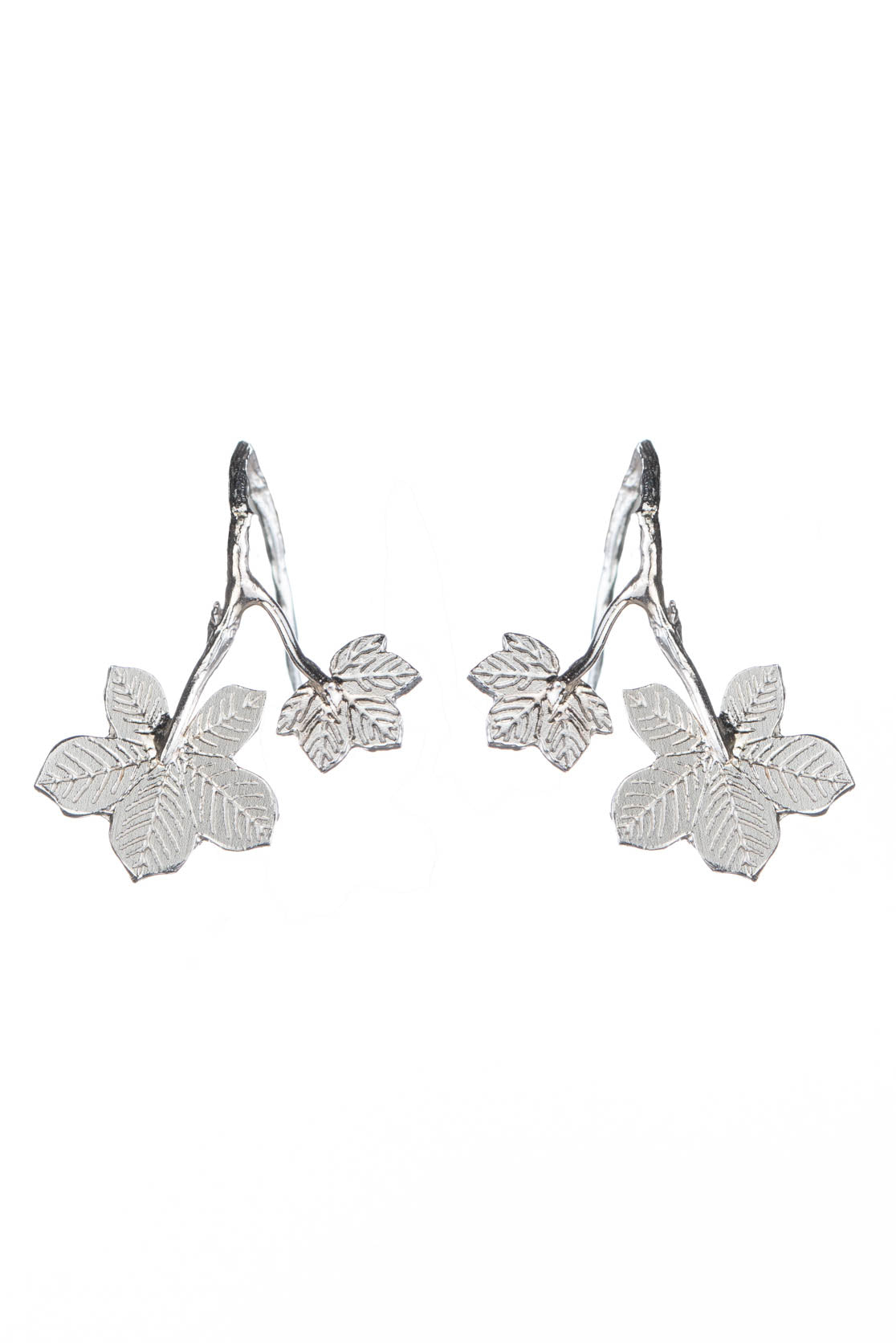 Sycamore Leaf Earrings - hooks