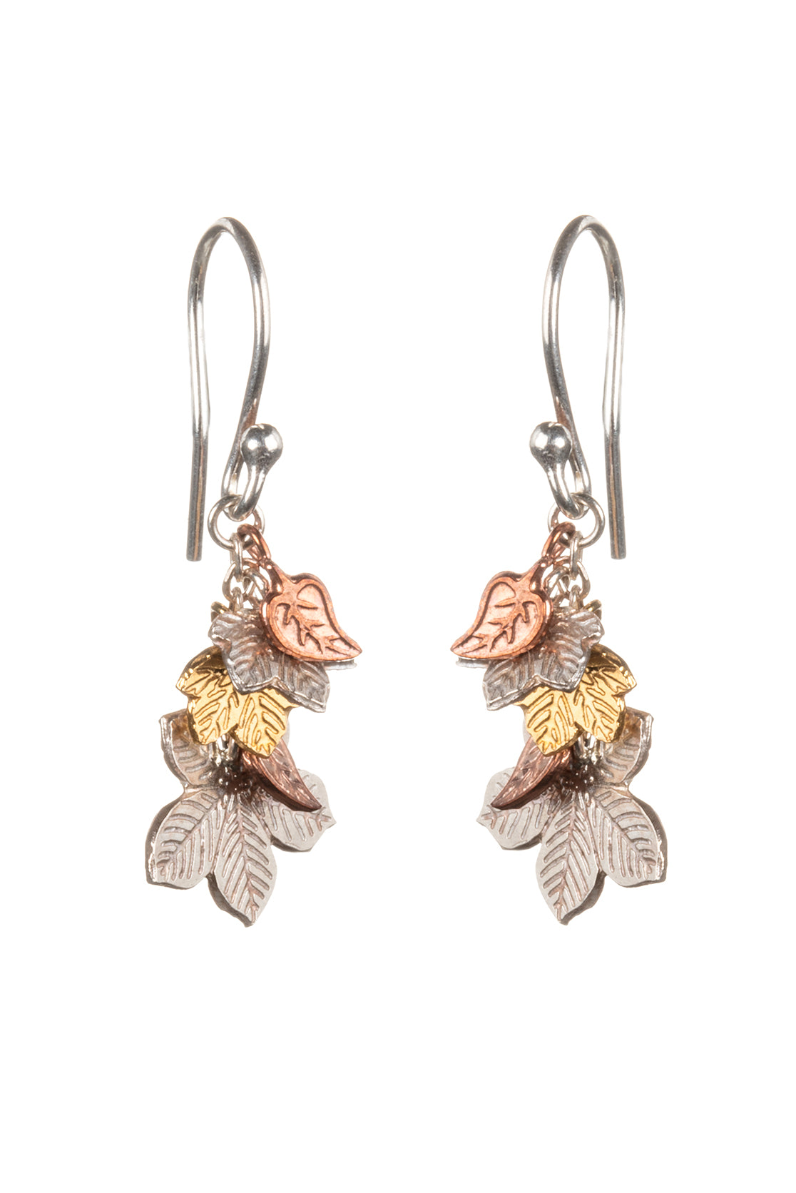 Cluster Leaf Earrings