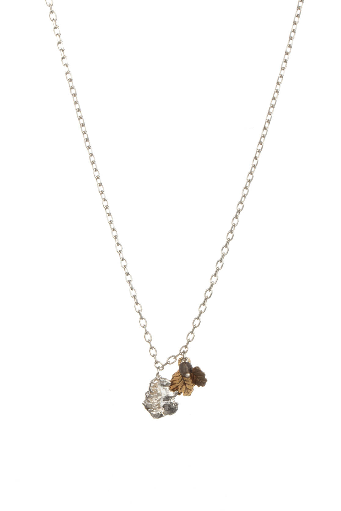 Squirrel With Oak Leaves Pendant