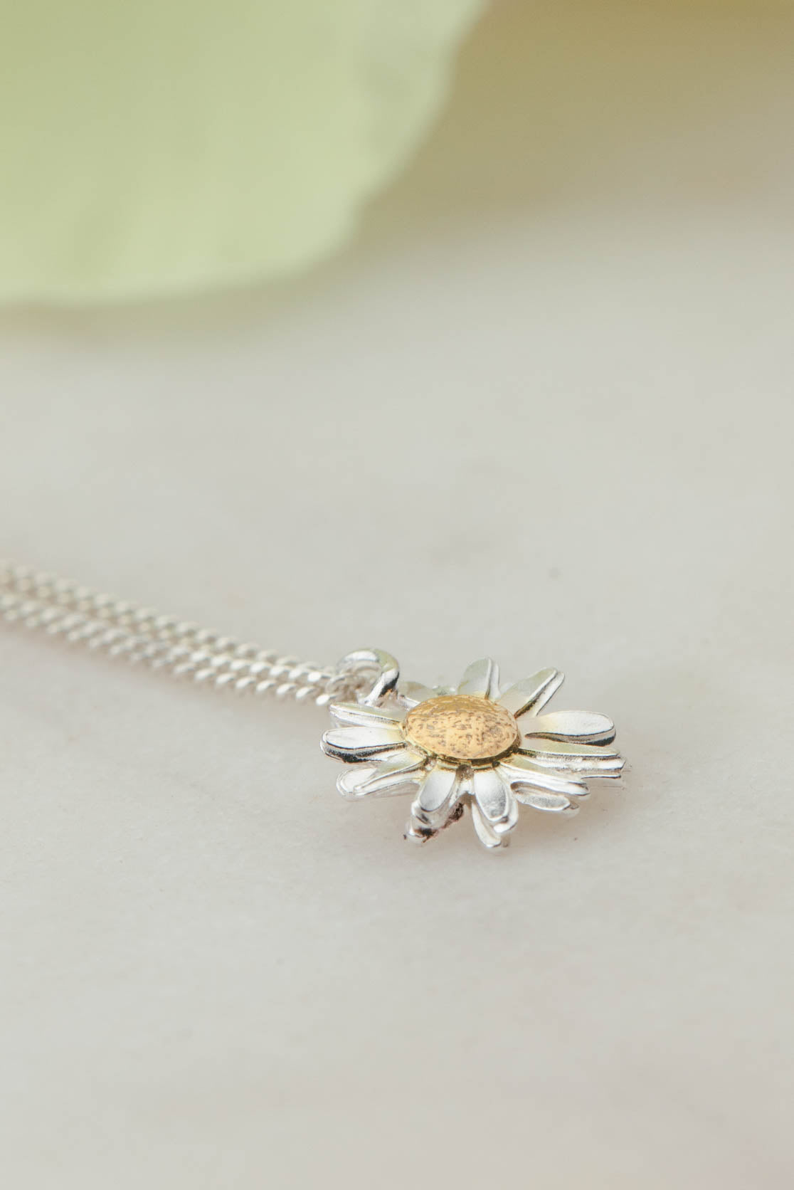 Daisy Flower Carved Wood Pendant Necklace – Davidson Workshop