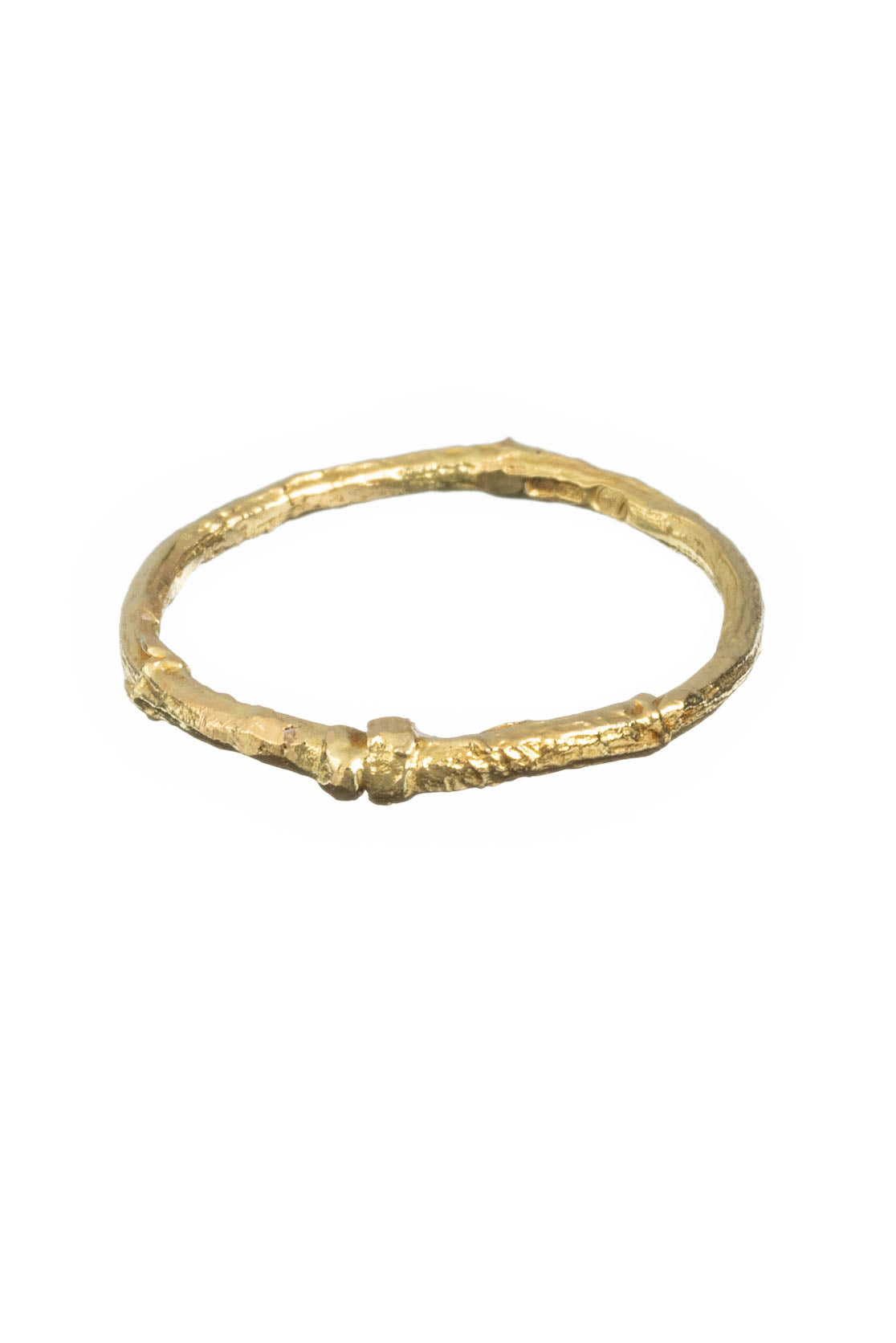 Twig Ring In Solid 18ct Yellow, White, and Rose Gold