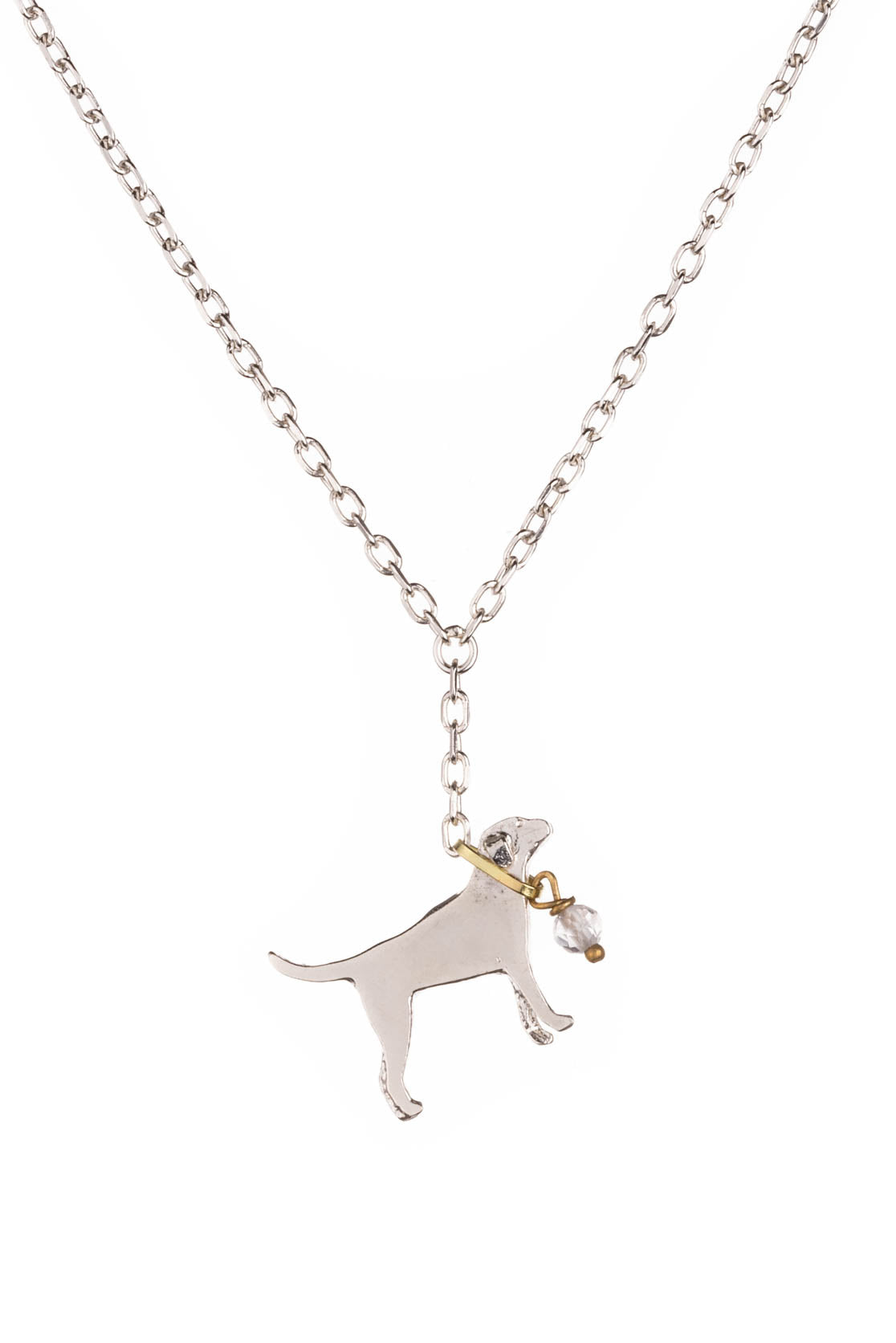 Labrador On a Lead Necklace