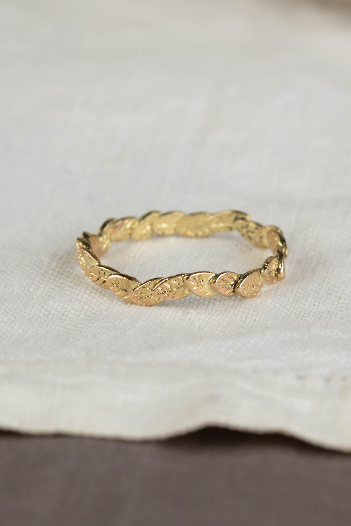 nature inspired alternative wedding ring