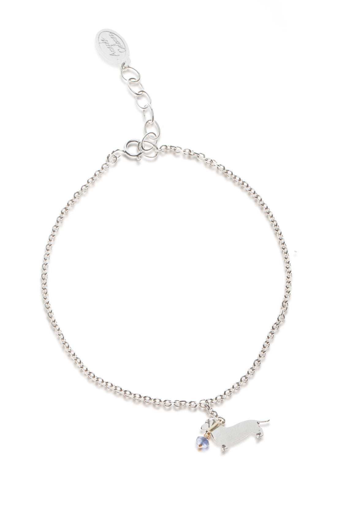 Sterling Silver Sausage Dog Bracelet