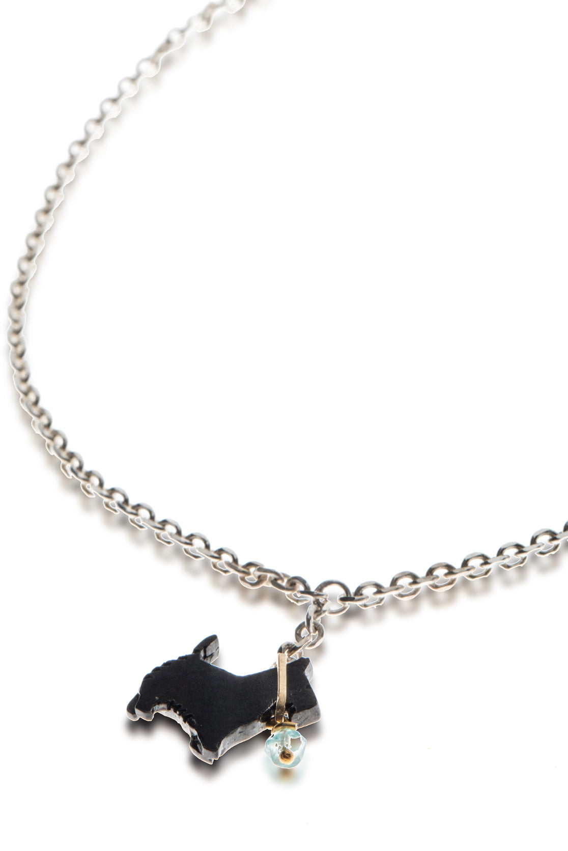 Scottie Dog On A Lead Bracelet