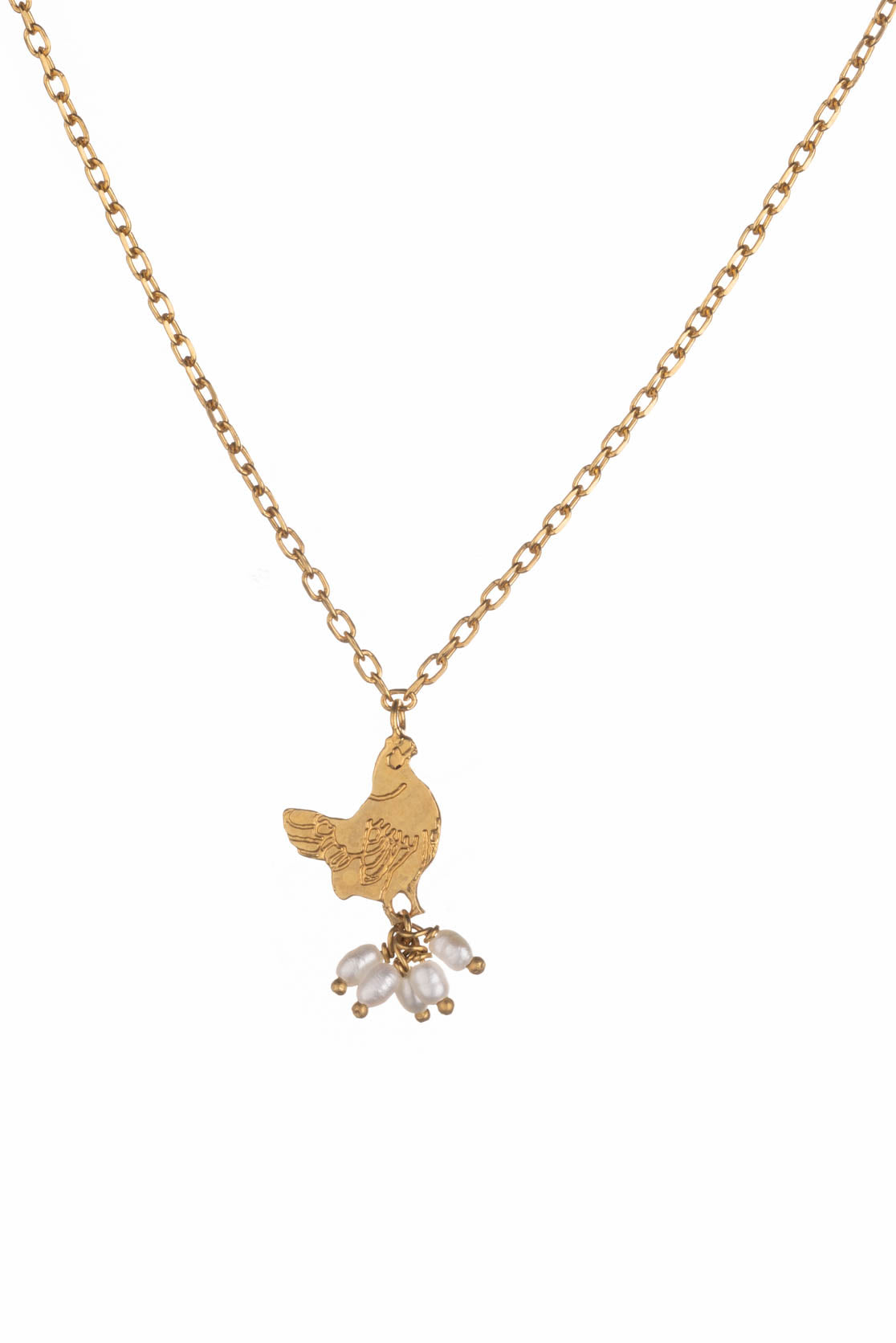 Handmade Spring Chicken | Mother Hen Necklace