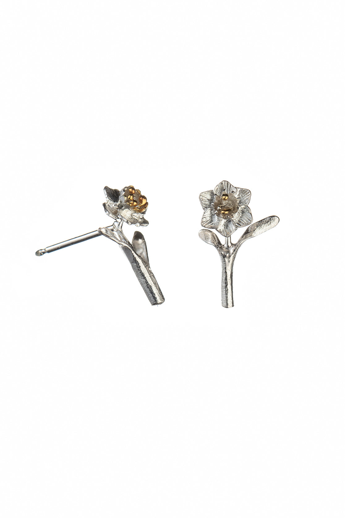 Handmade Daffodil Stud Earrings