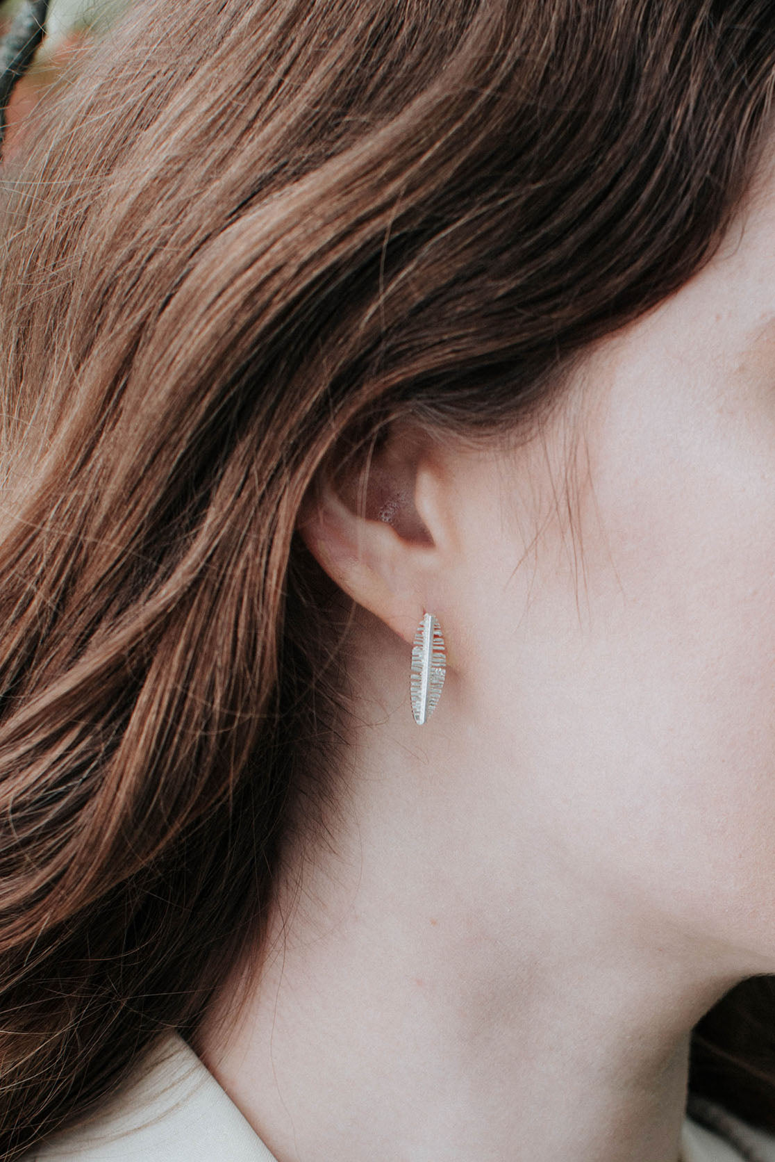 Juno Long Single Earring Silver – Spike earring from Syster P