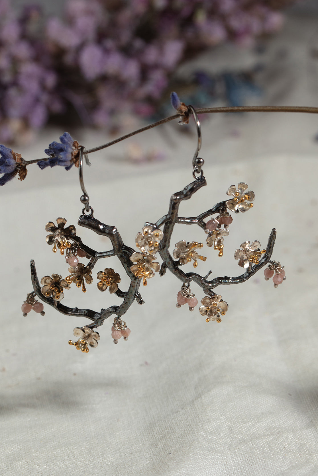 Almond Blossom Tree Earrings