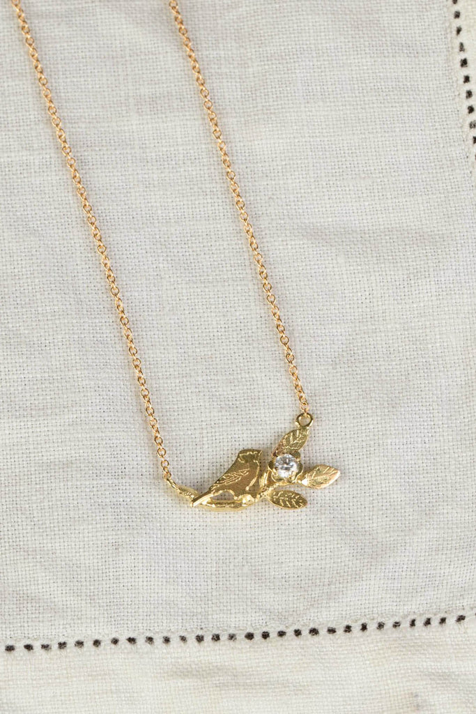 Bird Necklace in Gold, bird cutout necklace, bird jewelry, necklaces for women,wedding gifts, bridesmaid gifts, 2024 gold bird necklace