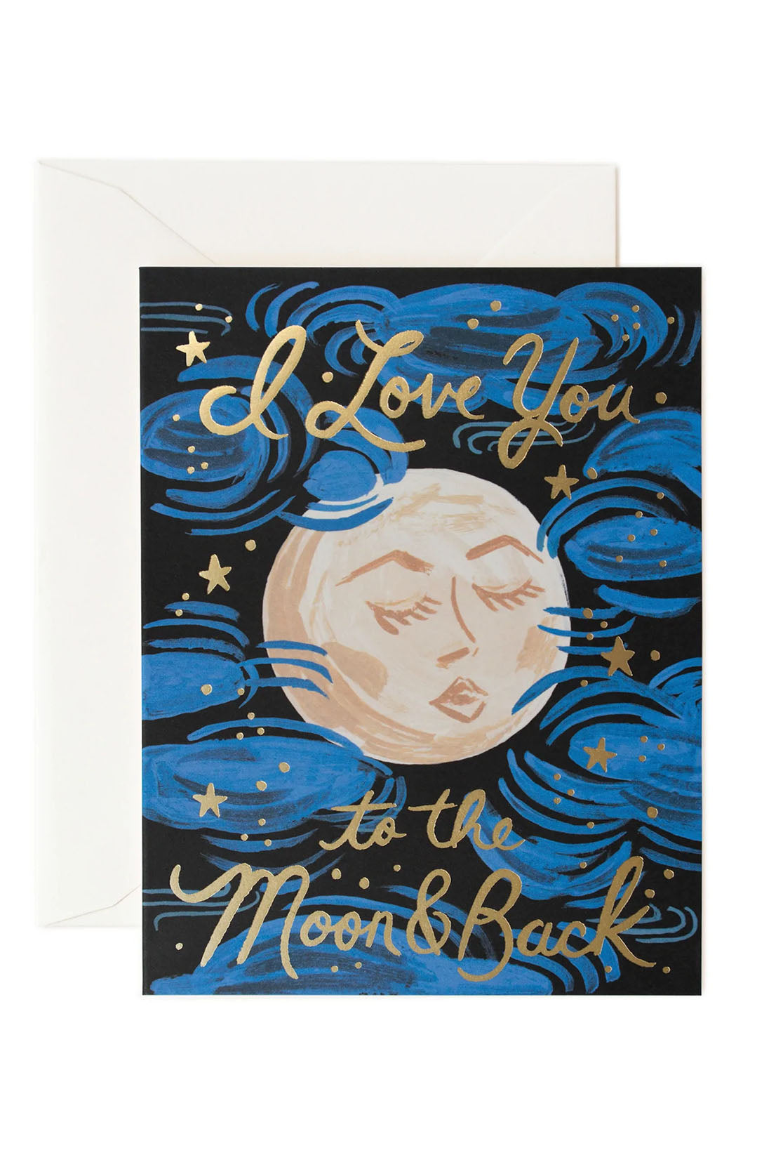I Love You To The Moon And Back Valentine&#39;s Day Card