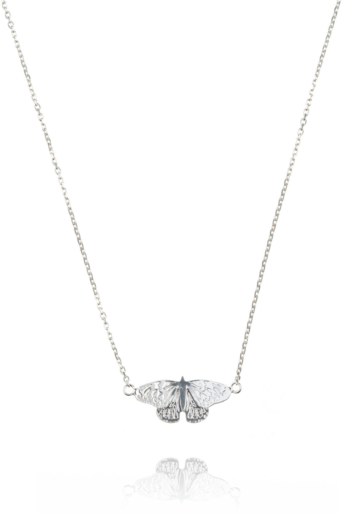 Sterling Silver or Gold Butterfly Pendant