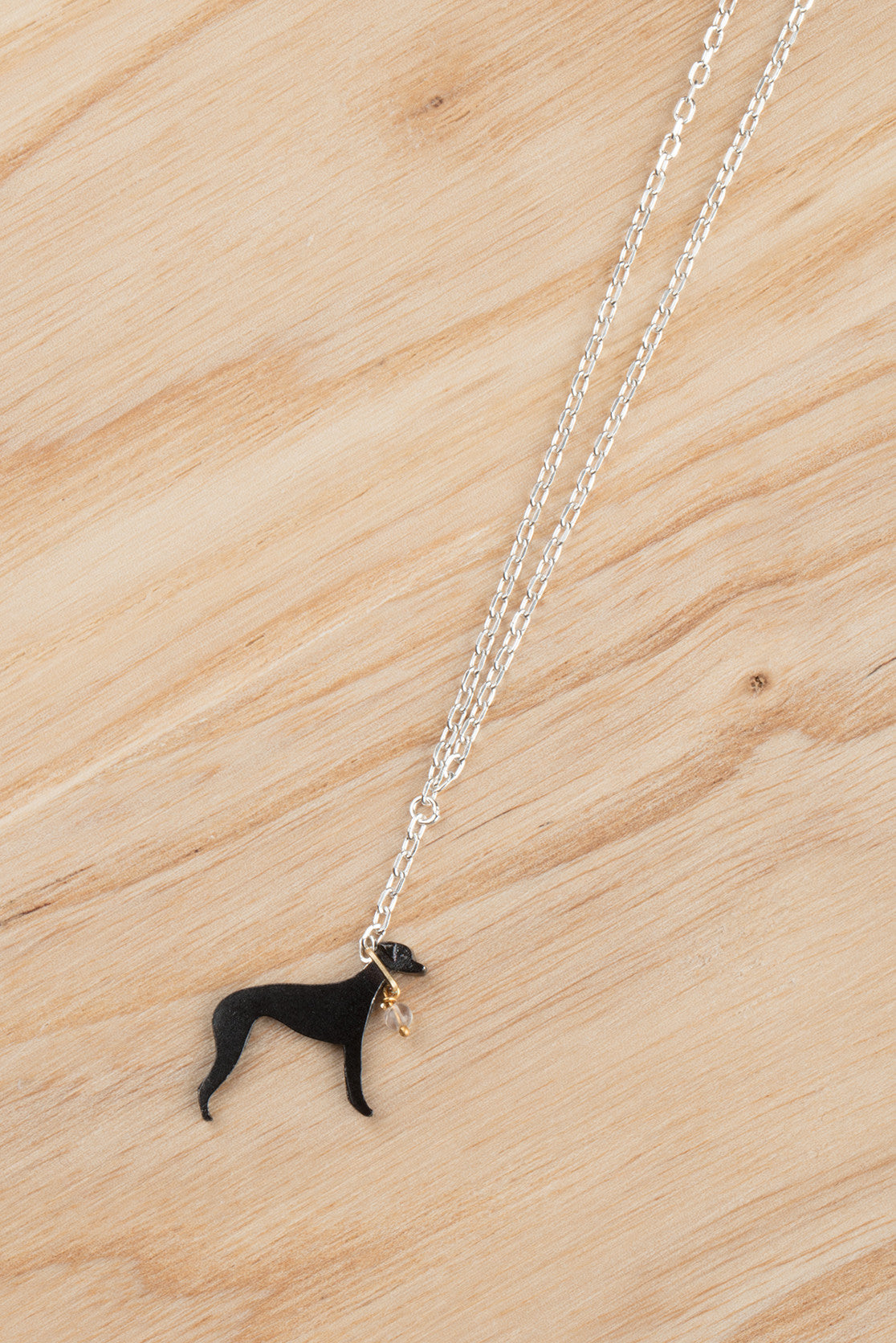 Whippet On a Lead Necklace