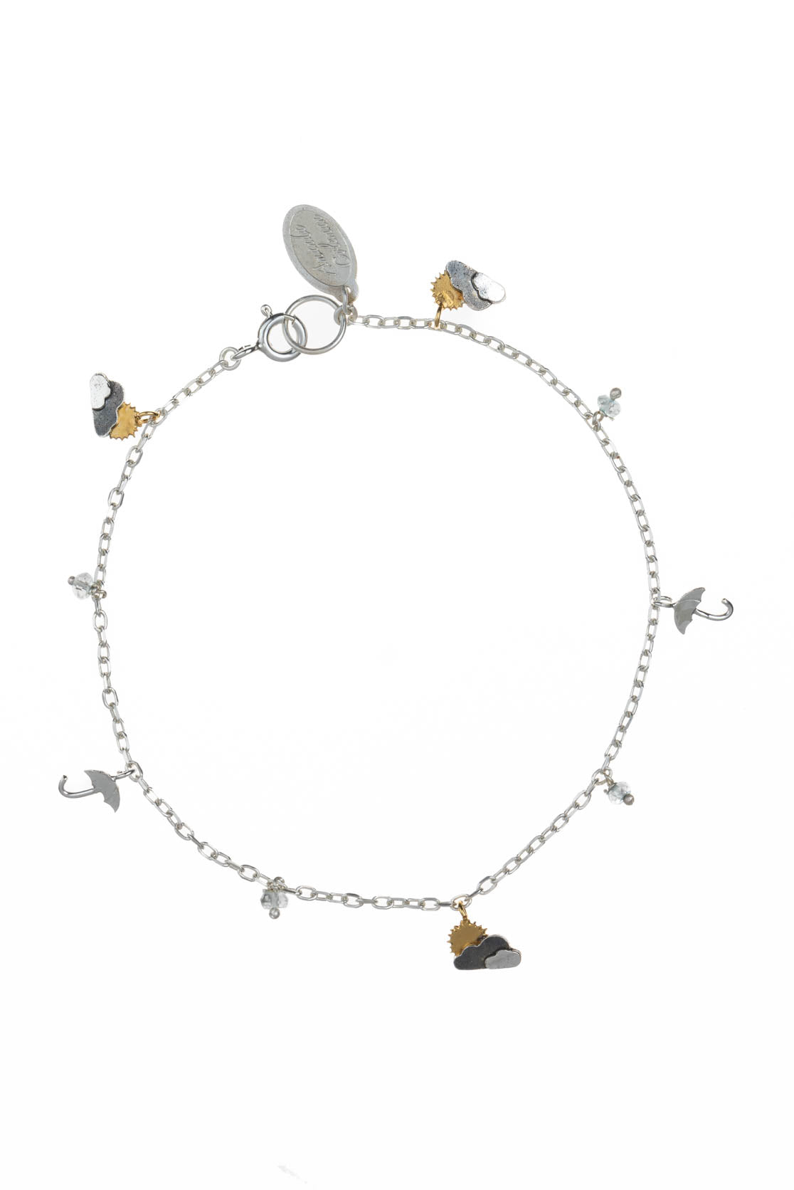 Sunshine And Showers Charm Bracelet
