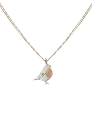 Gold 2025 robin pendant