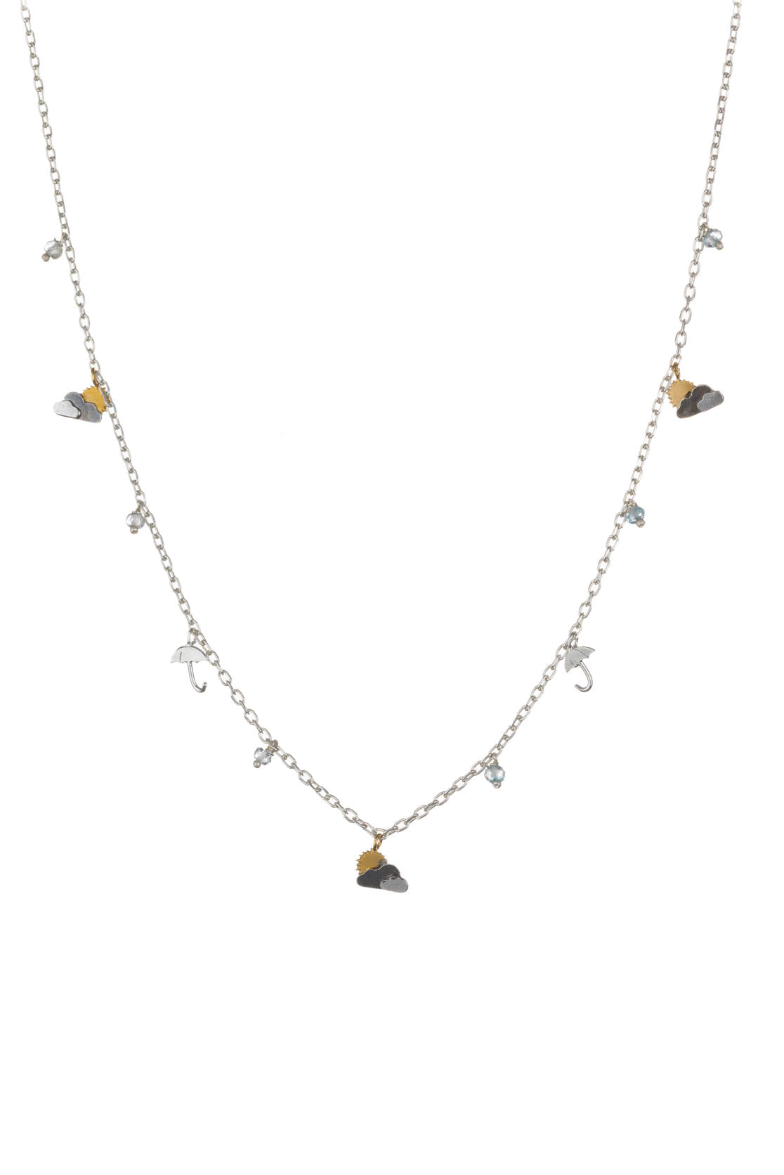 Sunshine And Showers Charm Necklace