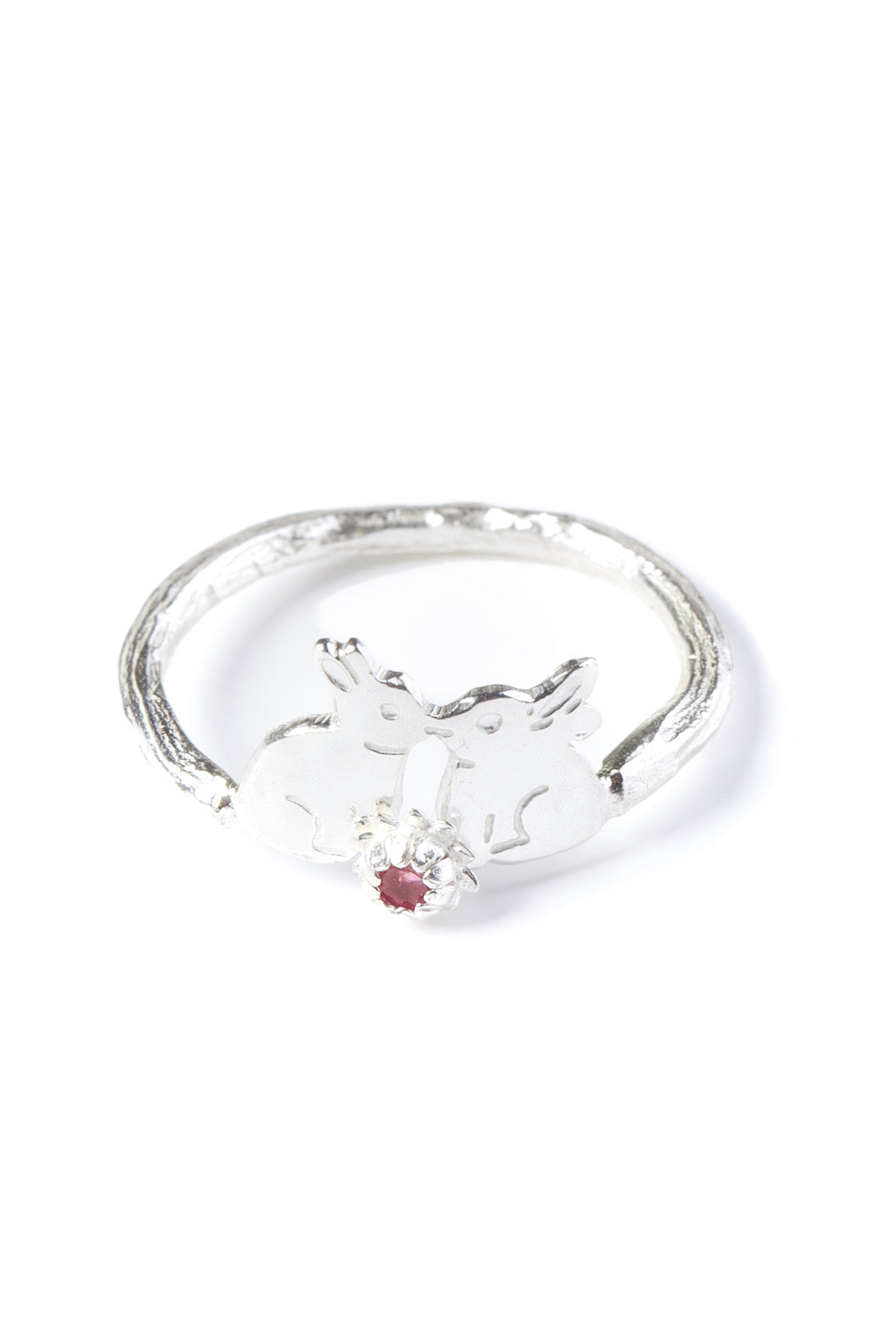Kissing Bunnies Ring