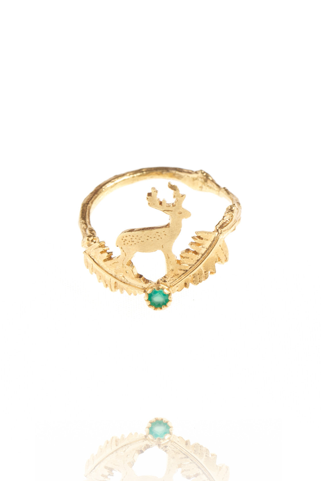 Stag and Fern Ring