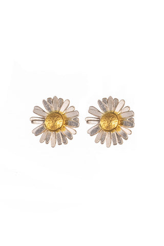 Gold deals daisy earrings