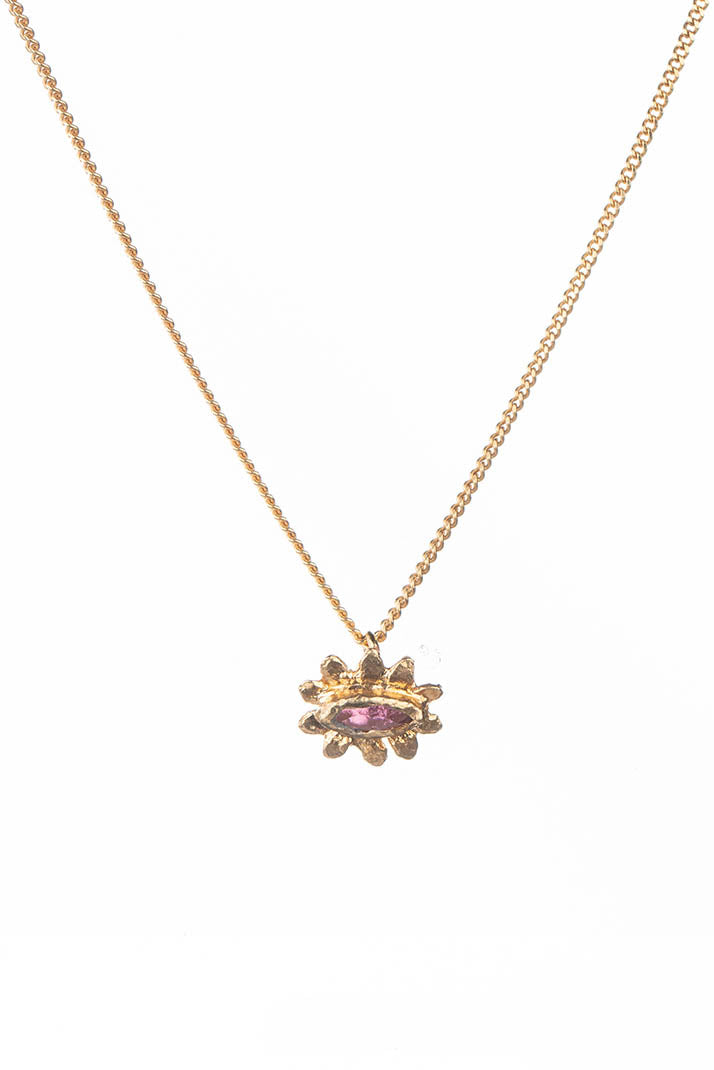 Marquise flower necklace