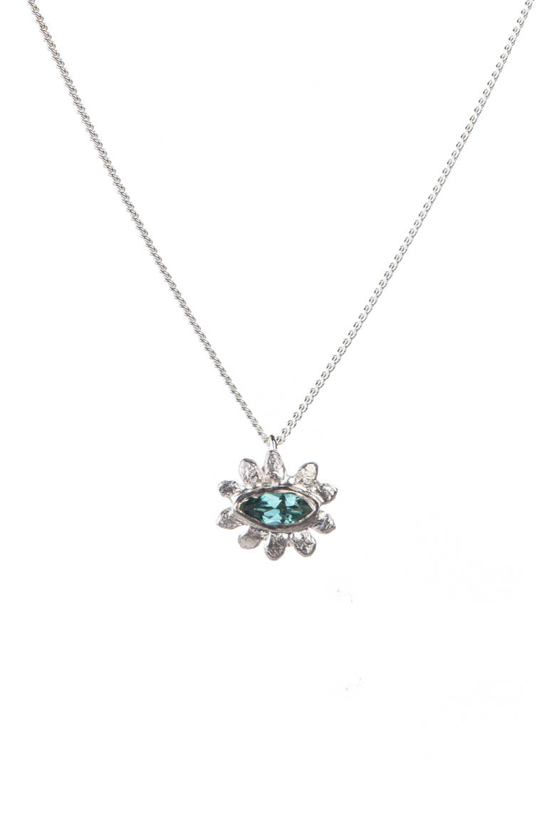 Marquise flower necklace