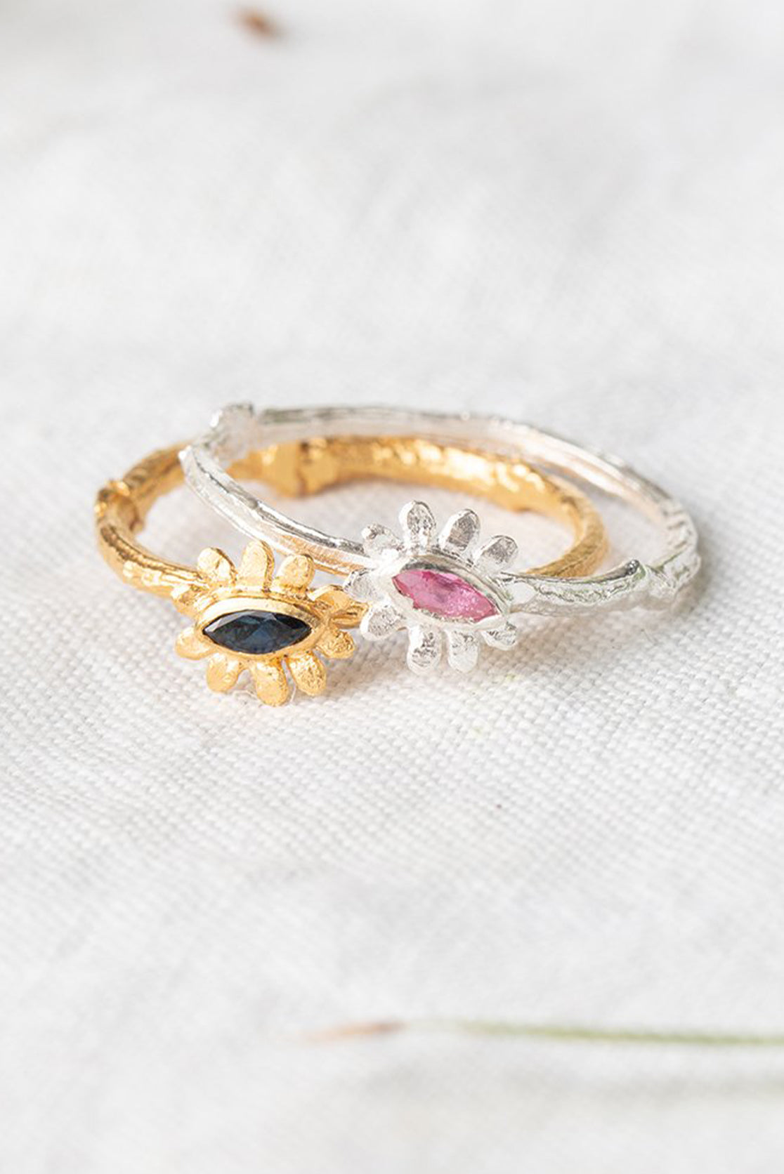 Marquise flower ring