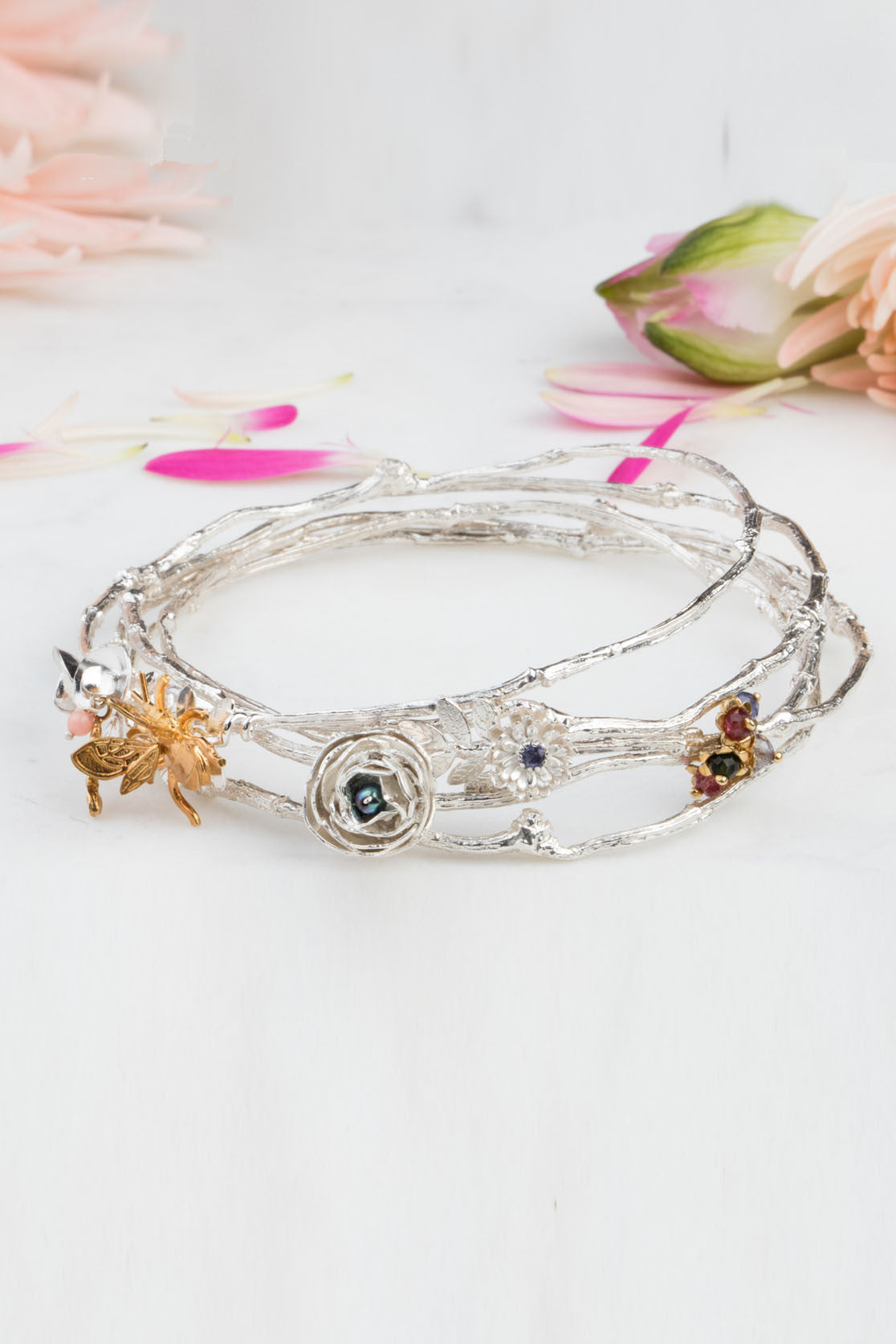 Forget-me-not Bangle